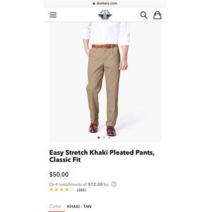 Men Docker Khakis